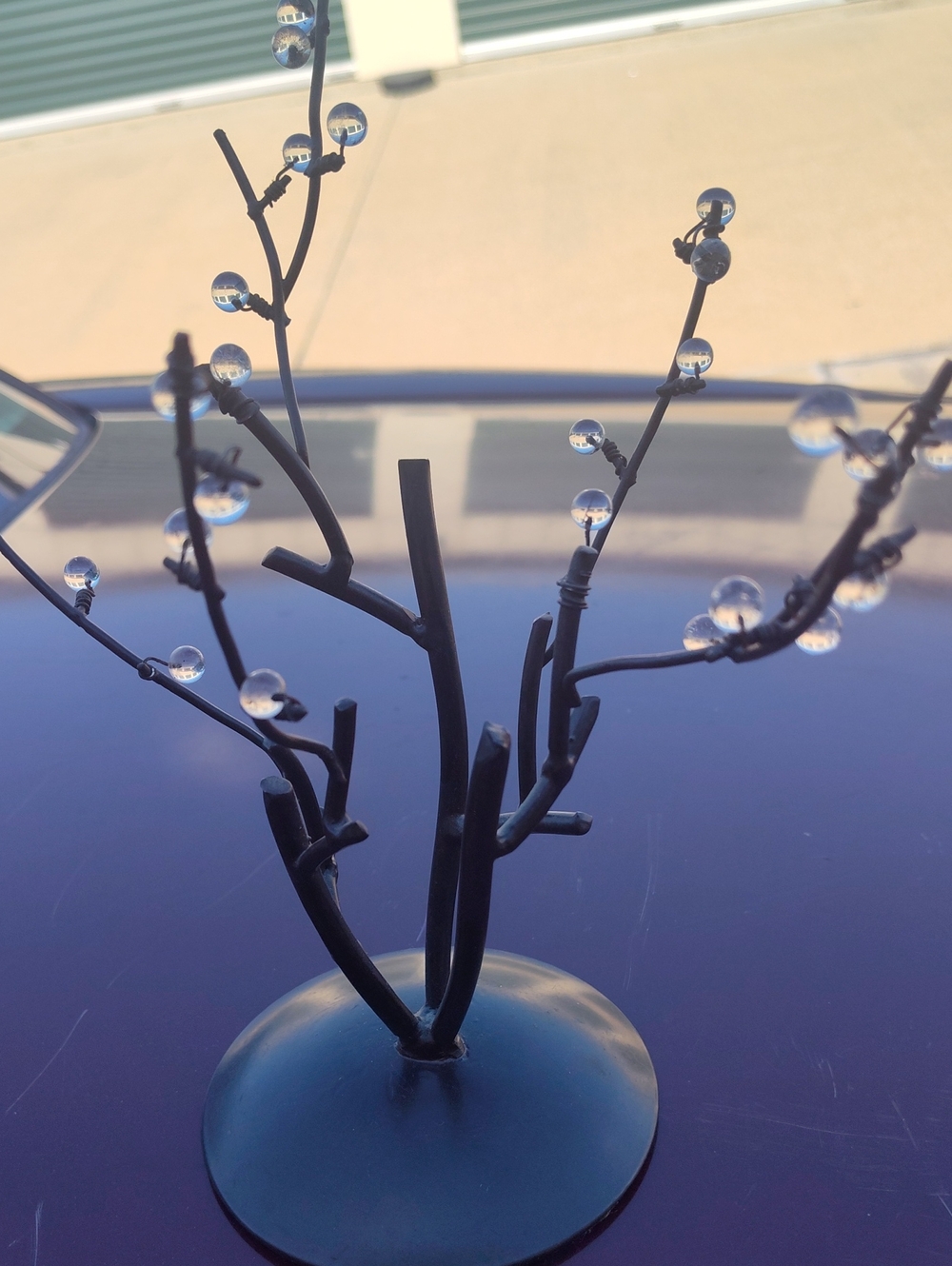 Crystal Accent Branch Jewelry Tree in Black